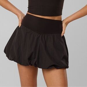 Offline by Aerie Black Bubble Skirt